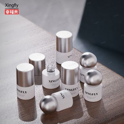 ভালো দাম 5 মিলি নখ পোলিশ বোতল রাউন্ড ইউভি জেল কসমেটিক প্যাকেজিং নখ পোলিশ গ্লাস বোতল অনলাইন