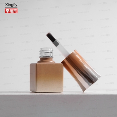 ভালো দাম 7ml ইউভি জেল নেইল পলিশ গ্লাস বোতল ক্যাপ ব্রাশ সহ খালি বোতল সরাসরি কারখানা থেকে অনলাইন